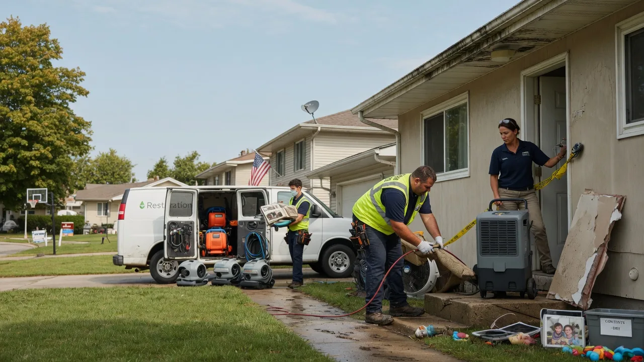 Water Damage Restoration in Wheaton, IL near me